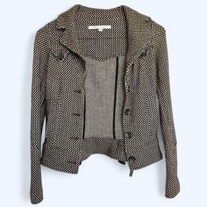 Diane von Furstenberg | Vintage Tweed Moto Jacket